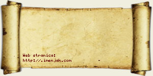 Borka Vlahović vizit kartica